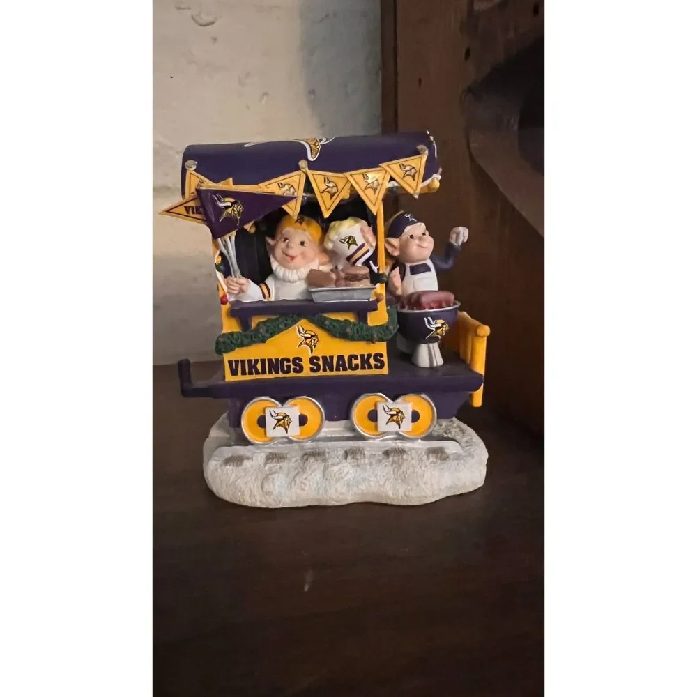 Minnesota Vikings Christmas Express 6-Piece Holiday Train Set